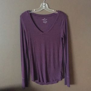 Long sleeve American eagle top